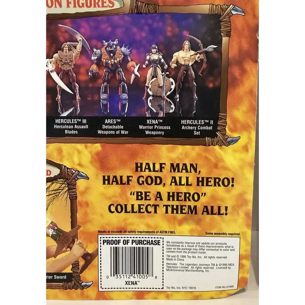 Hercules Xena Warrior Princess Collectible Action Figure, Set Of Two